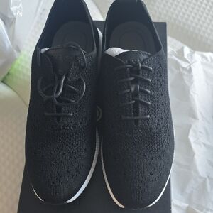 Cole Haan ZeroGrand Black Knit Oxford